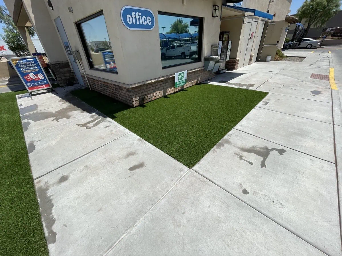 Commercial Artificial Turf Installation